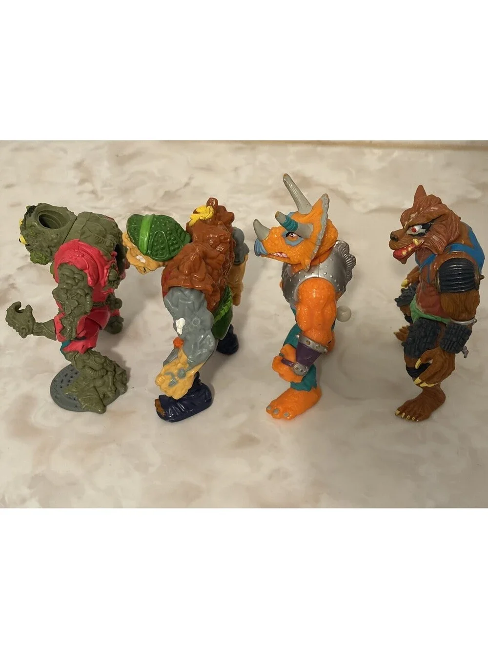 Vintage 1988 1991 TMNT Teenage Mutant Ninja Turtles Villains Lot Of 9 Toys